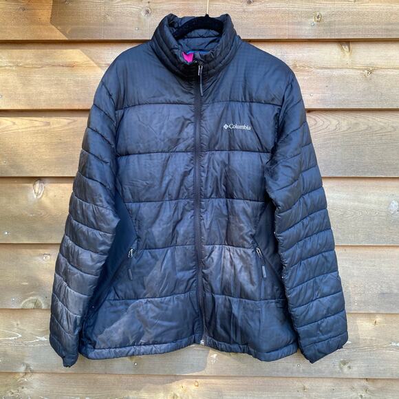 Columbia black packable insulated puffer jacket - Picture 1 of 7